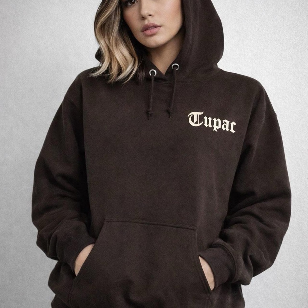 2Pac “All Eyez On Me” Black Hoodie | Size M